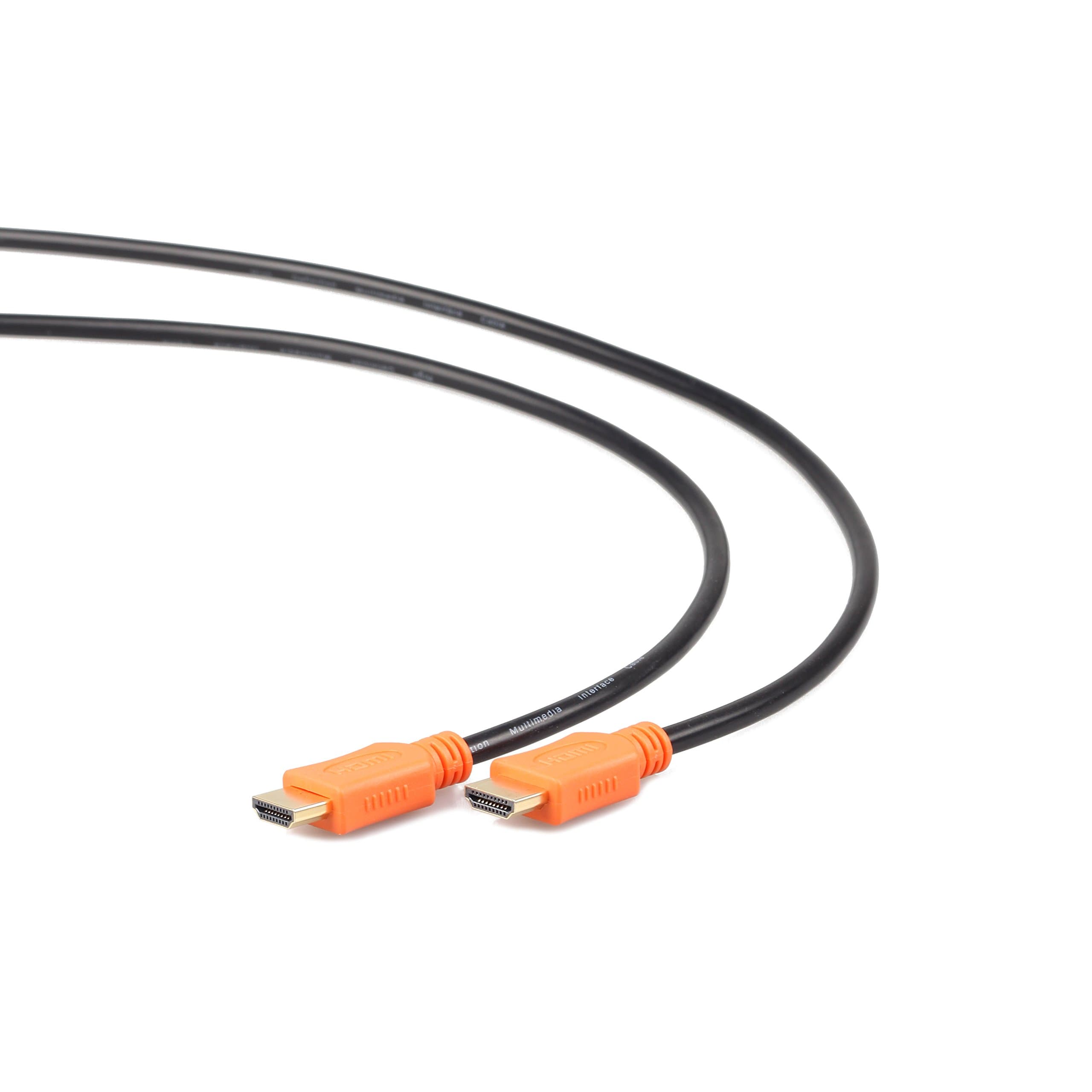 Кабел Gembird CC-HDMI4L-6, от HDMI(м) към HDMI(м), 1.8m, ethernet, 18 Gbps, 4K@60Hz, позлатени конектори, черен