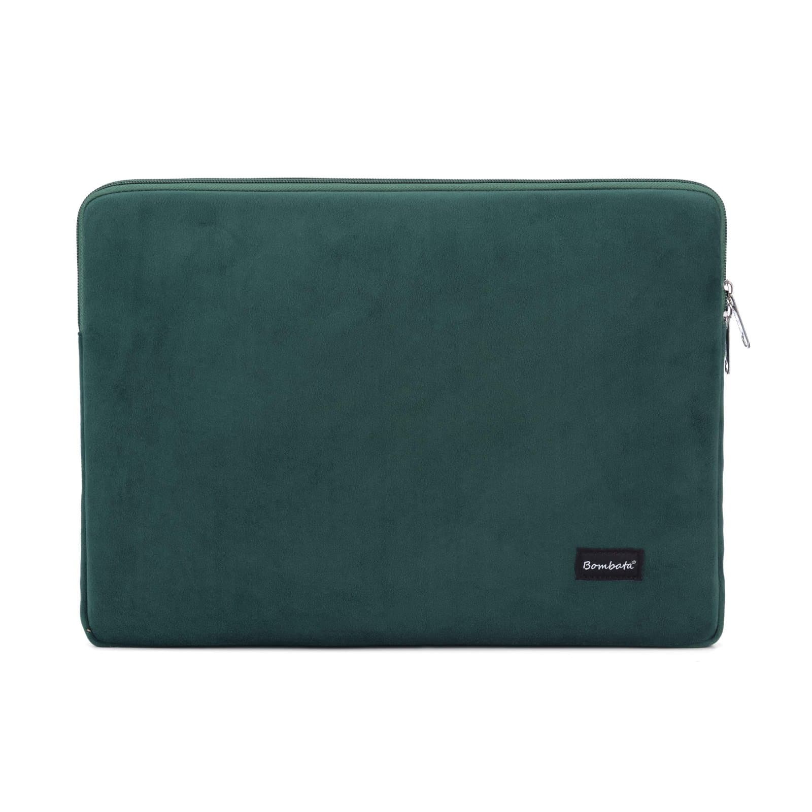 Калъф за лаптоп Bombata Sleeve Velvet, до 14" (35.56 cm), зелен