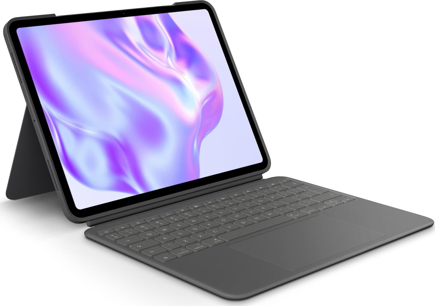 Клавиатура за таблет Logitech Combo Touch (920-012833), съвместима с iPad Pro 13-inch (M4), US подредба, черна