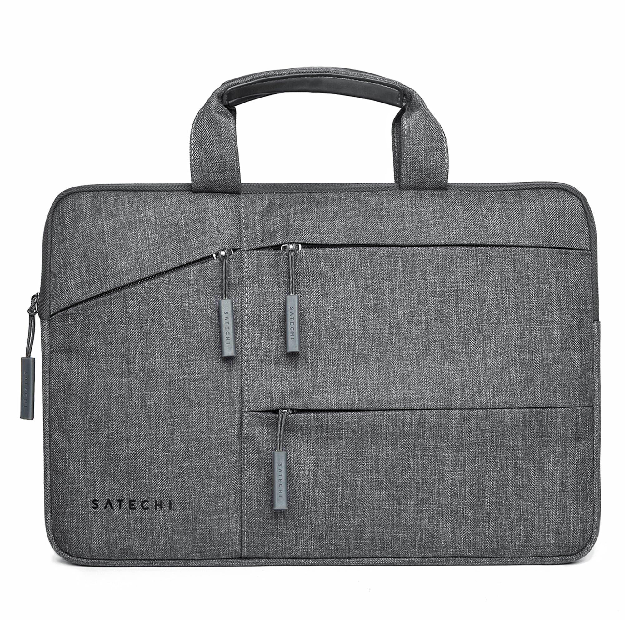 Елегантна чанта за MacBook Pro 15 и лаптопи до 15 инча - Satechi Fabric Carrying Case 15 (тъмносив)