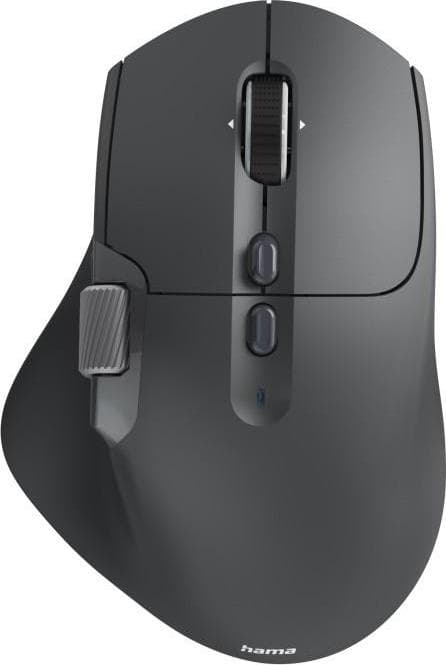 Мишка HAMA WM-900, оптична (2400 dpi), безжична, Bluetooth, USB, черна, 7 бутона