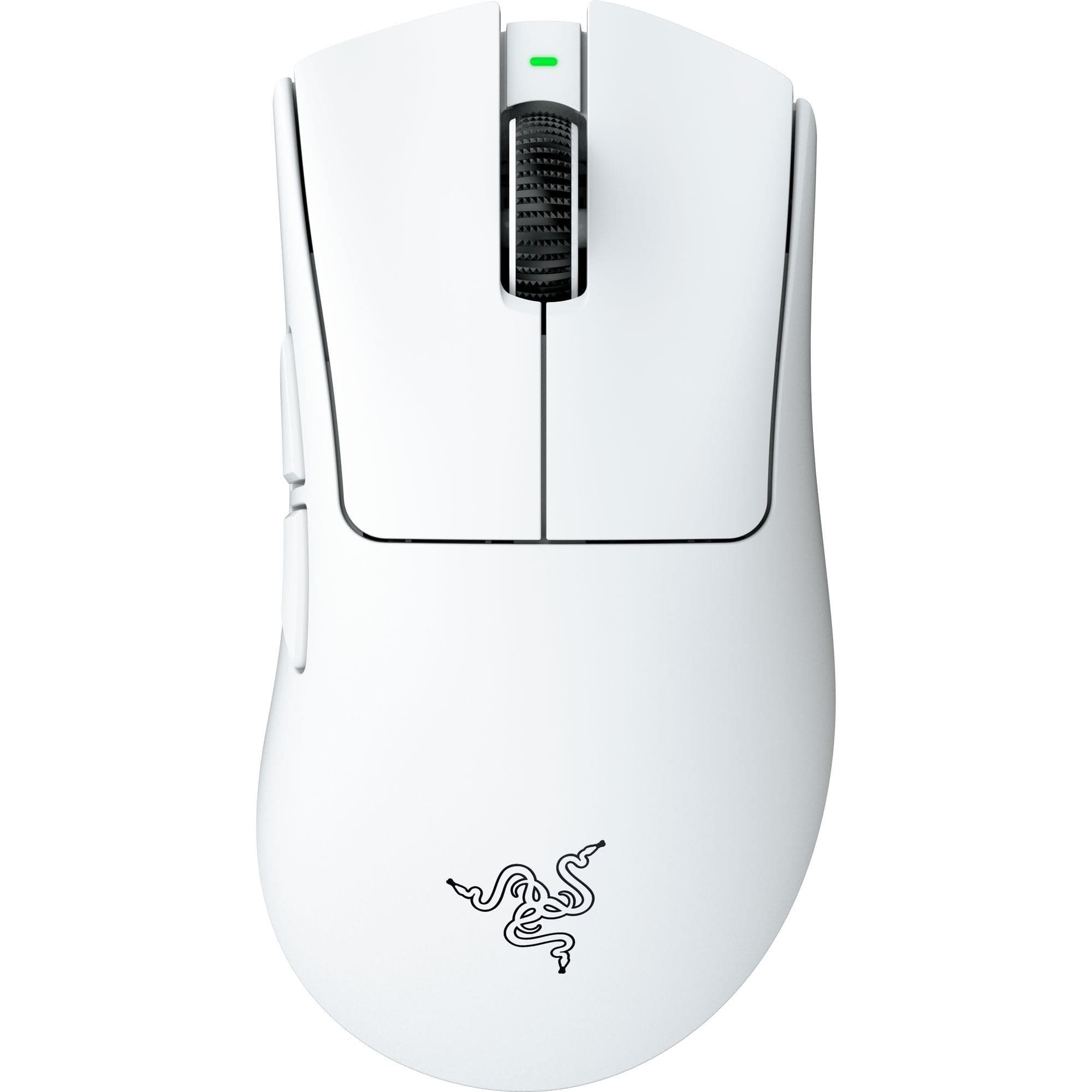 Мишка Razer DeathAdder V4 Pro, оптична (45 000 dpi), жична/безжична, USB-A, USB-C, бяла, Razer Focus Pro 45K Optical Sensor Gen-2, Razer Optical Mouse Switches Gen-4, 6 програмируеми бутона