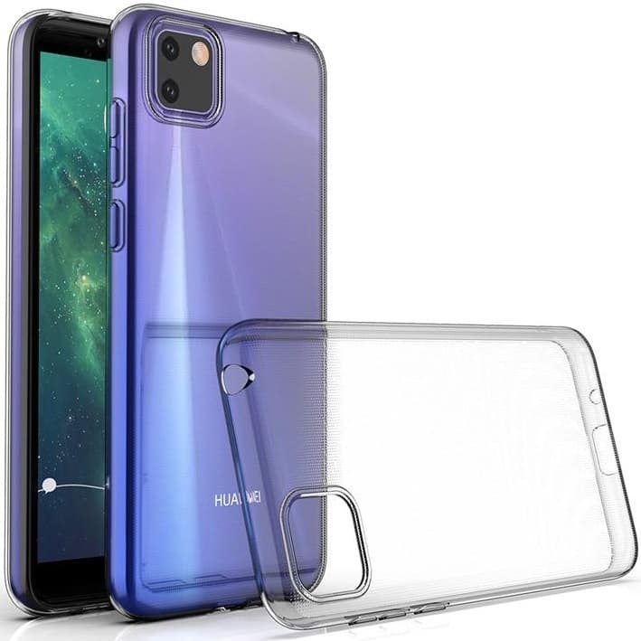 Тънък силиконов (TPU) калъф (0.5 mm) за Huawei Y5p - Ultra-Slim Case (прозрачен)