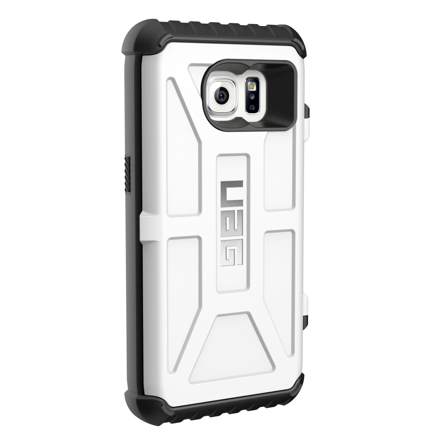 Удароустойчив хибриден кейс с отделение за кр.карти за Samsung Galaxy S7 - Urban Armor Gear Scout Card (бял)