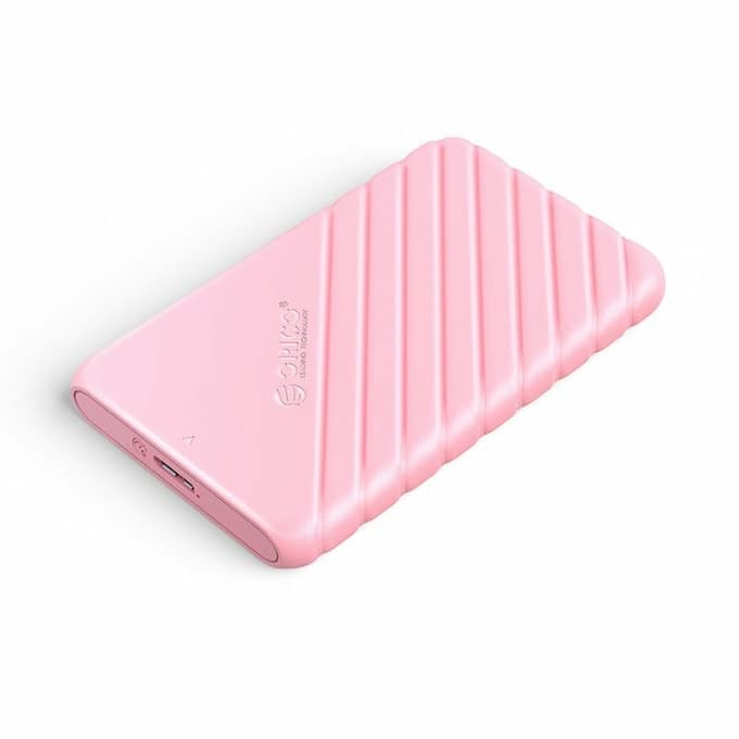 Външна кутия за 2.5 инча дискове - Orico HDD SSD 2.5 Hard Drive Enclosure (розов)