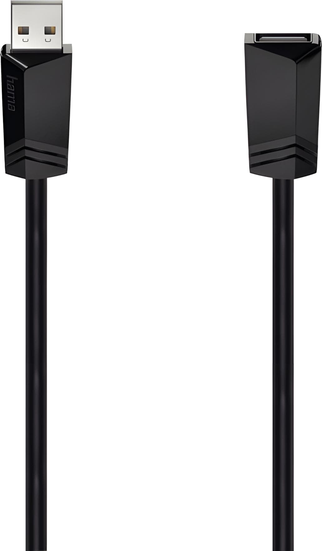 Кабел Hama 200621, от USB A(ж) към USB A(м), 5m., черен