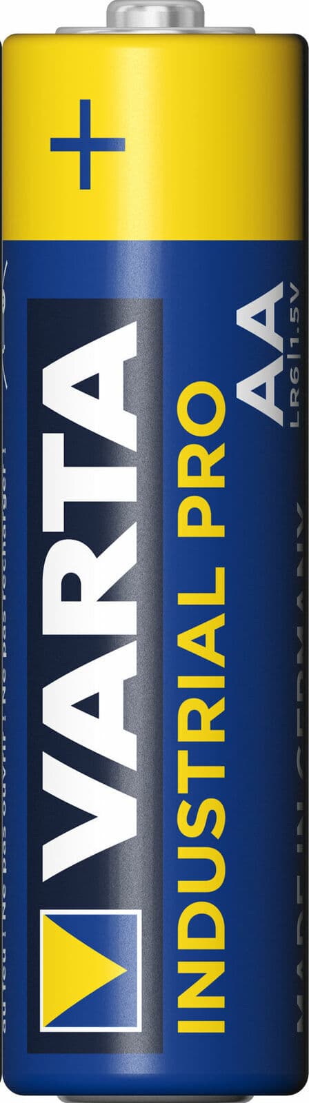 1 брой устойчива алкална батерия - Varta Industrial Pro AA (bulk)