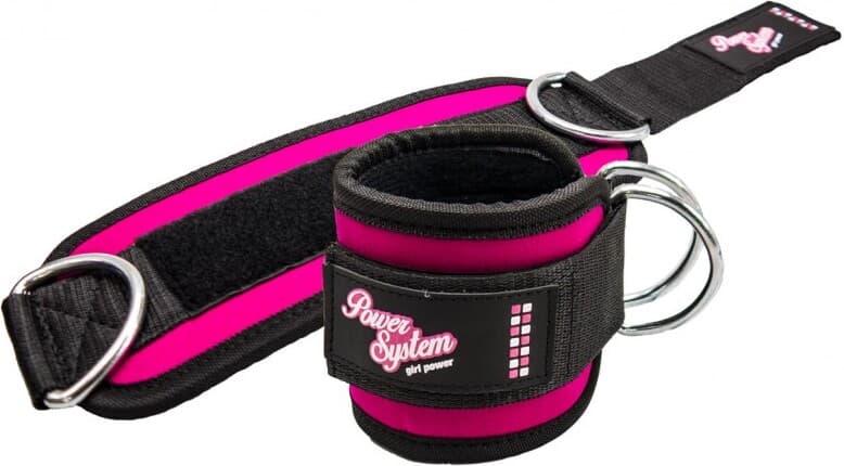 Power System Ankle Straps Gym Babe - Pink - Каишки за Глезен