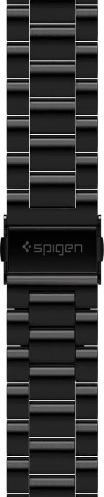 Стоманена каишка за Samsung Galaxy Watch, Huawei Watch, Xiaomi, Garmin и други часовници с 20мм захват - Spigen Modern Fit Band (черен)