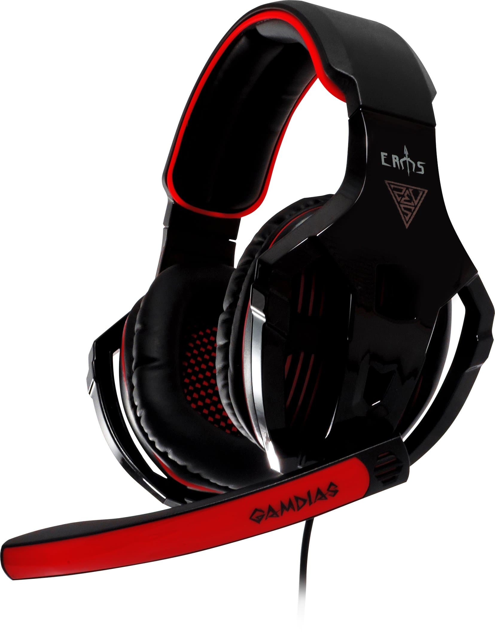 Gamdias EROS GHS2200, гейминг, микрофон, червени/черни, USB 2.0