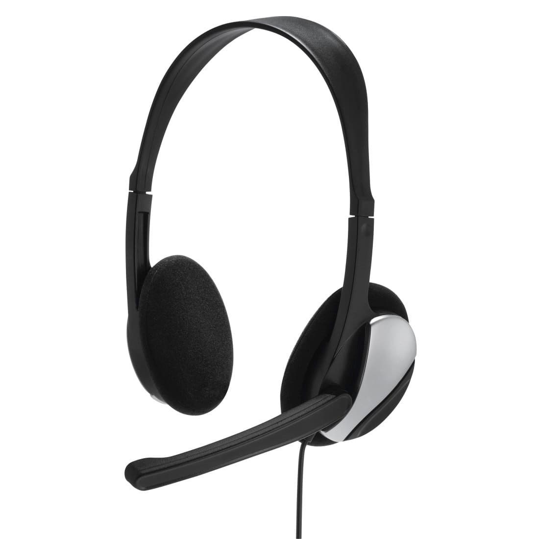 Слушалки Hama Essential HS P100, микрофон, черни