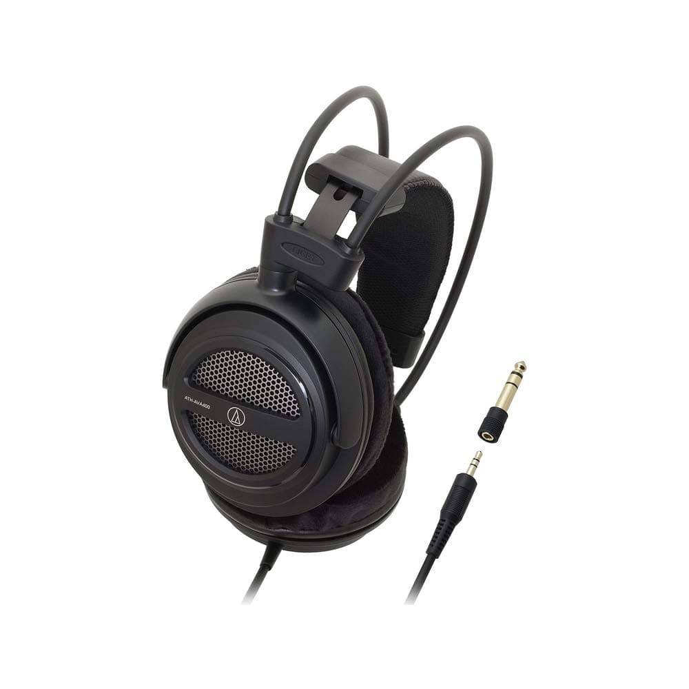 Слушалки Audio-Technica ATH-AVA400, 40мм говорители, 3.5мм позлатен жак, 3м кабел, черни