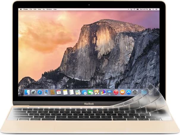 Силиконов протектор за клавиатурата на MacBook Pro 13 без Touch Bar (прозрачен) - Moshi ClearGuard MB without Touch Bar Keyboard Protector (EU layout)