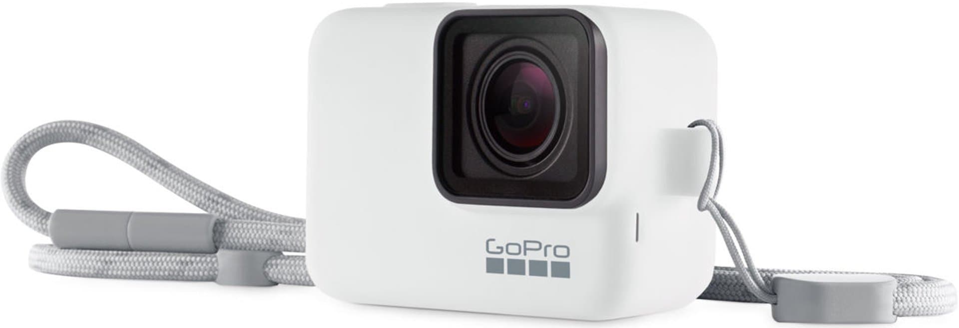 Силиконов калъф с връзка за GoPro камери - GoPro Sleeve + Lanyard (бял)