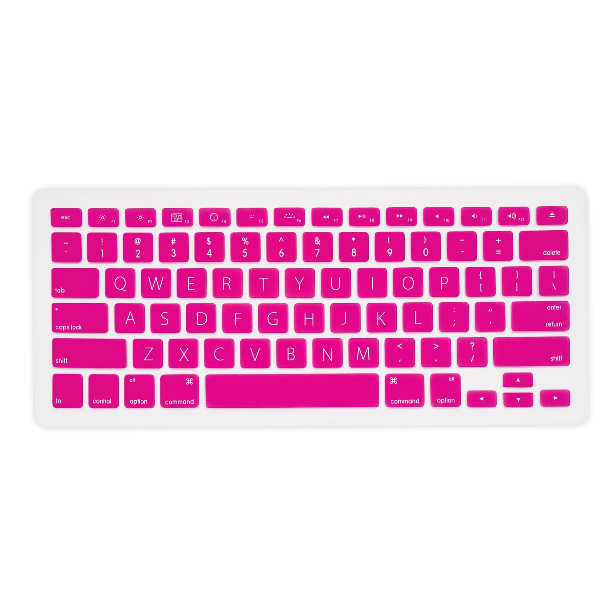 Силиконов протектор за MacBook клавиатури - iLuv Silicon cover (розов)