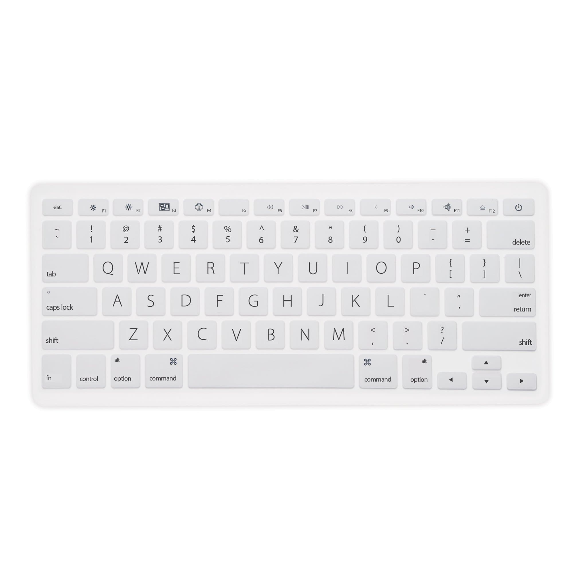 Силиконов протектор за MacBook клавиатури - iLuv Silicon cover (бял)