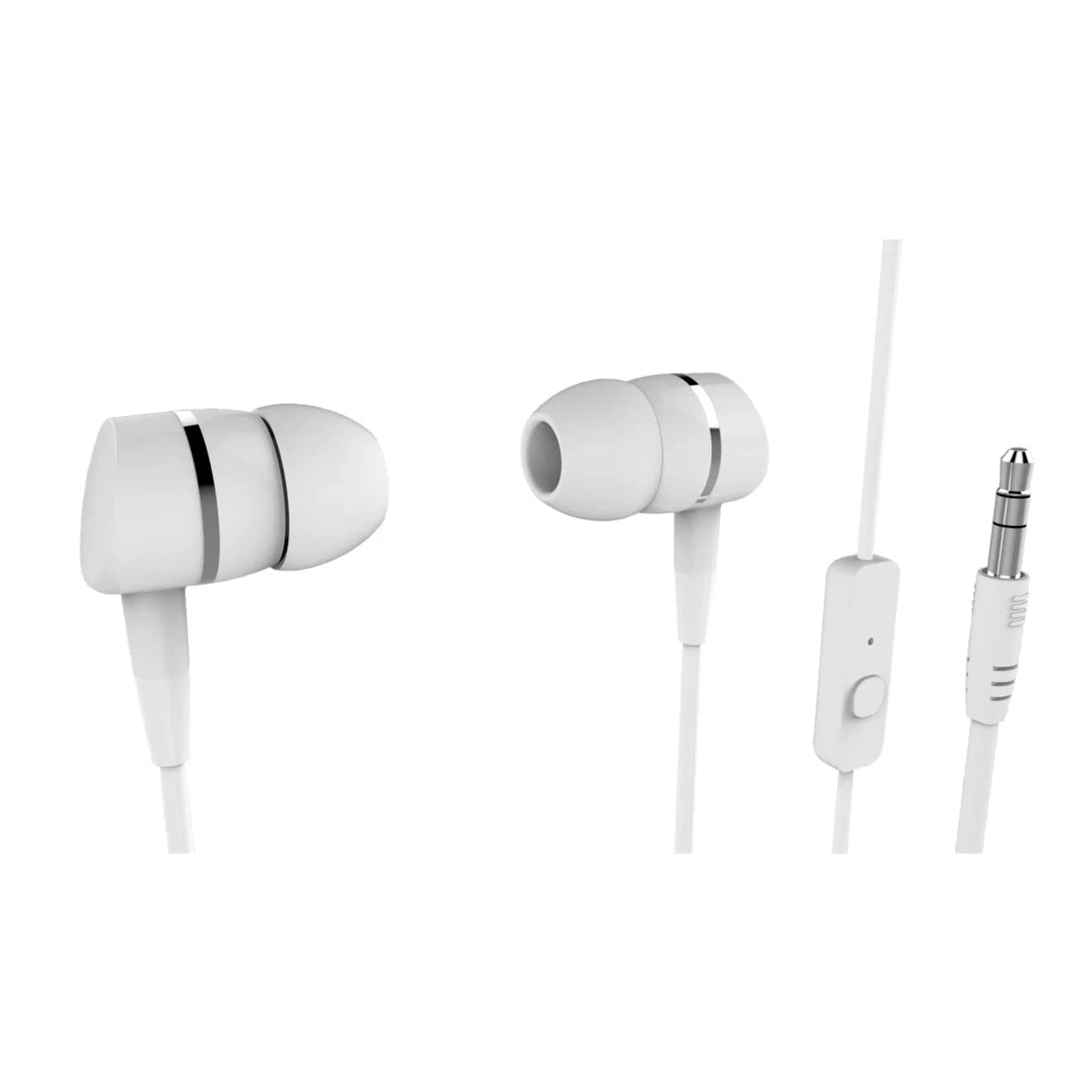 Слушалки Vivanco 38010, микрофон, 20 - 20.00Hz, 1.2м кабел, бели