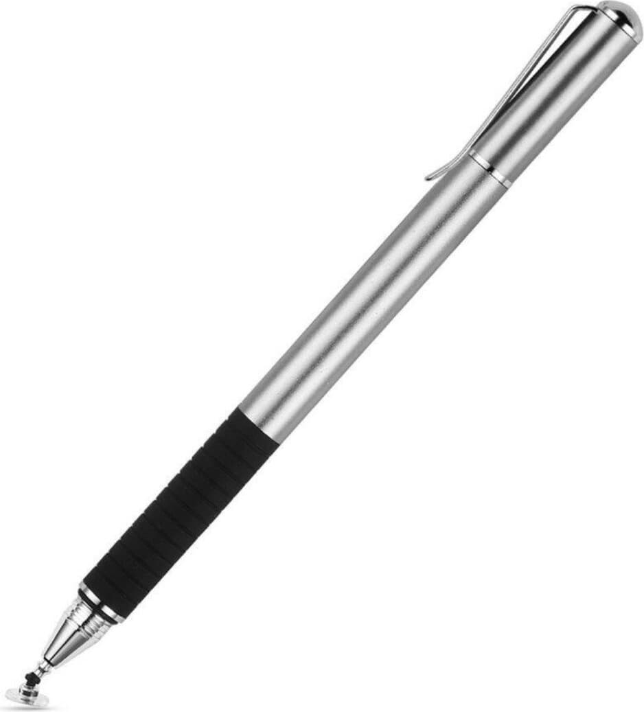 Универсална писалка за iPad и мобилни устройства - Tech-protect Stylus Pen (сребрист)
