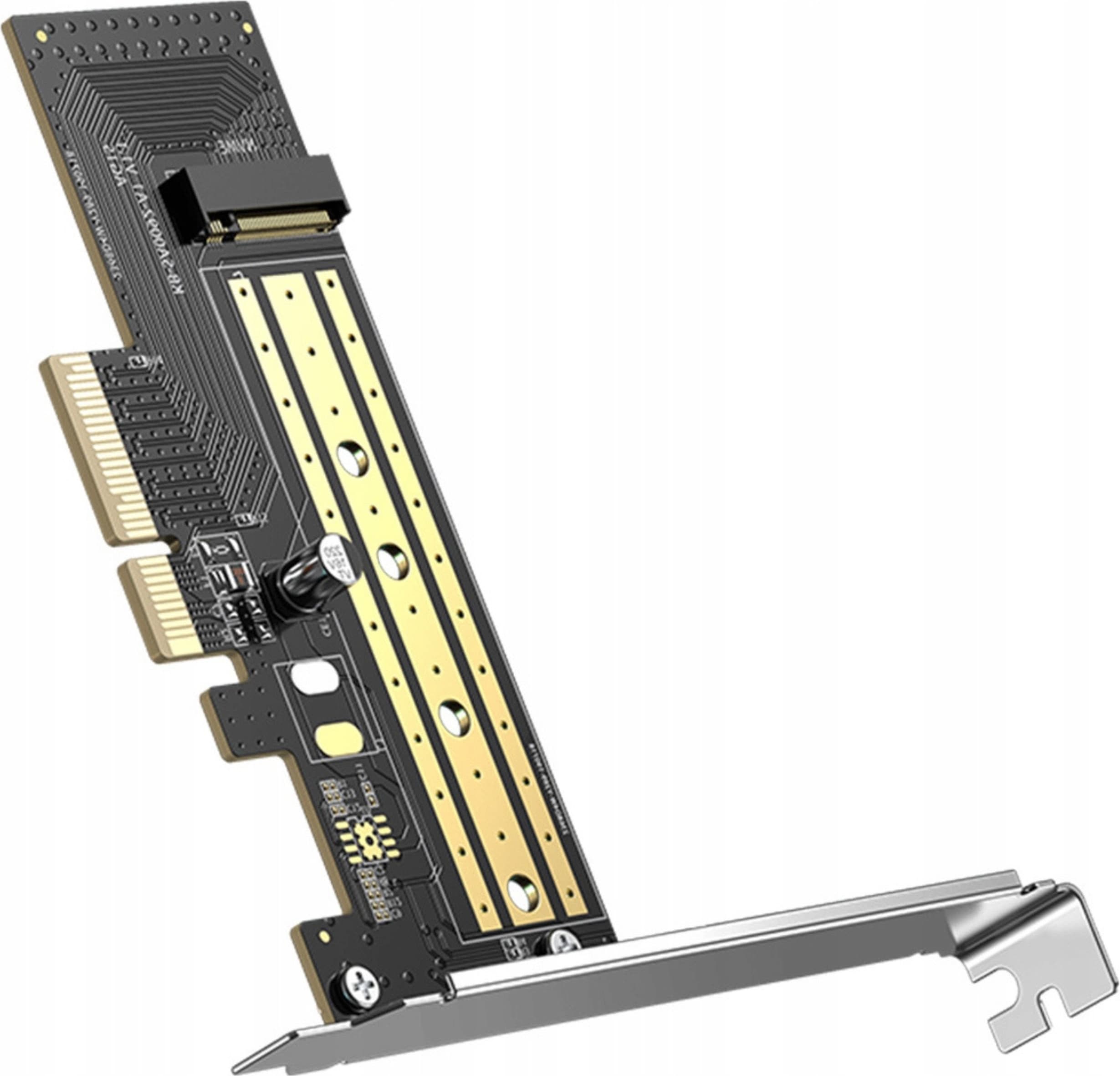 Преходник за M.2 NVMe SATA памети - Ugreen Expansion Card Disk Adapter M.2 NVMe SATA (M, M+B key) PCIe 3.0 x4 32Gbps