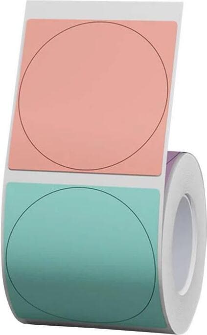 Ролка за отпечатване стикери за термопринтер Niimbot - Niimbot Thermal Labels Stickers T, 41mm x 41mm (175 бр)