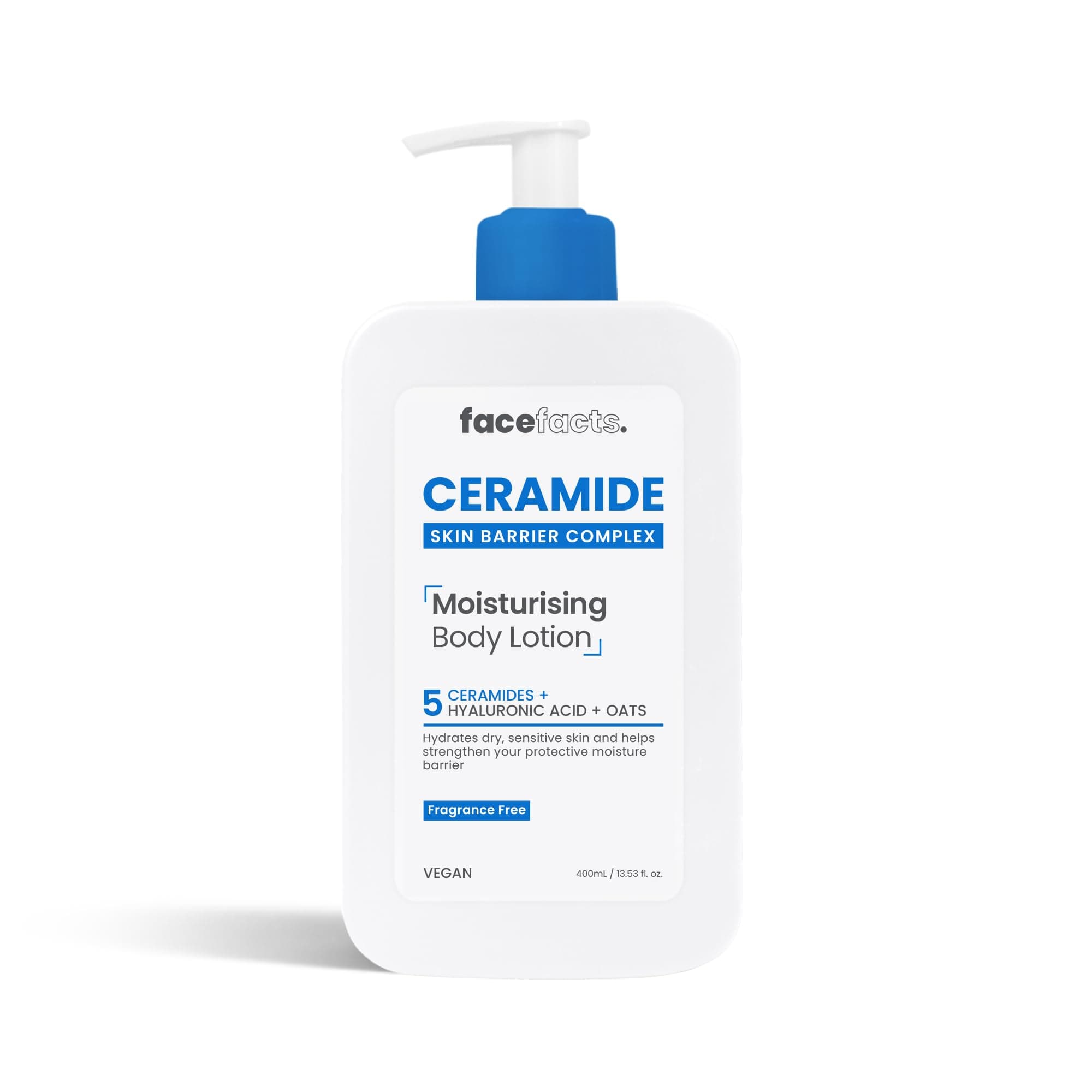 FACE FACTS CERAMIDE ХИДРАТИРАЩ ЛОСИОН ЗА ТЯЛО КОЖНАТА БАРИЕРА, 400 МЛ