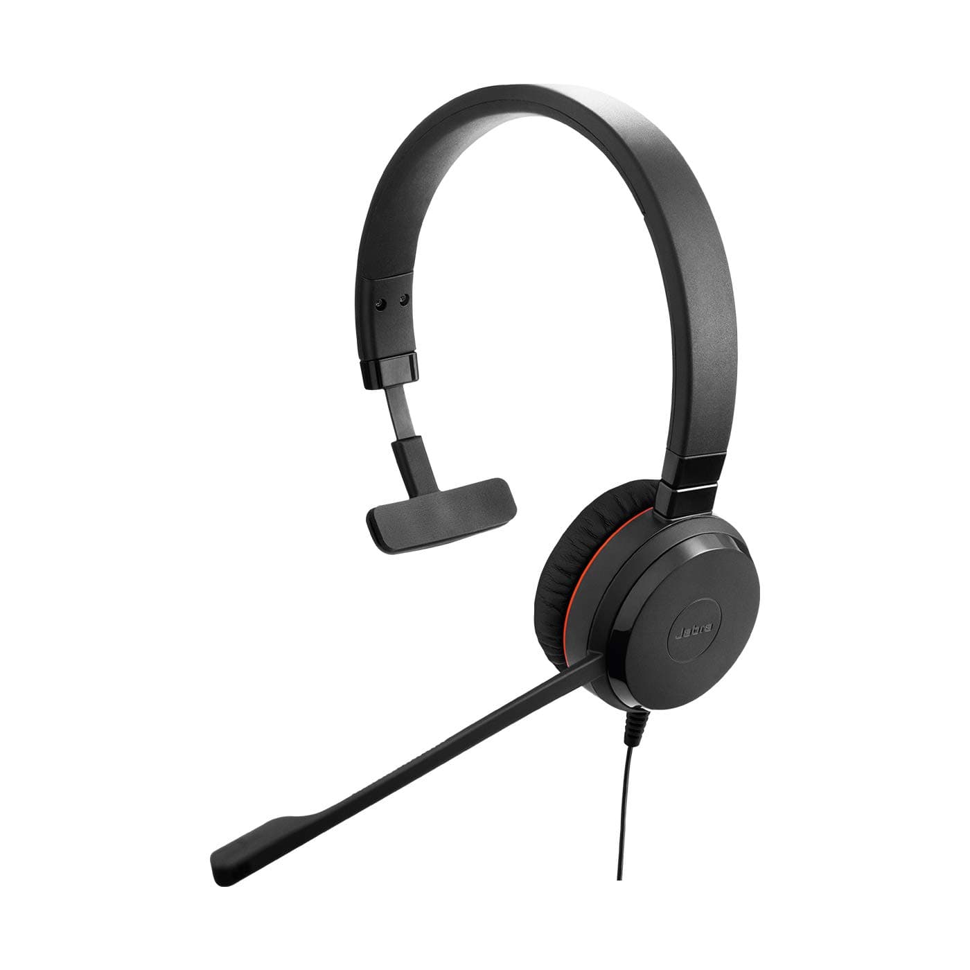 Слушалки Jabra Evolve 30 II HS Mono 14401-20, AUX, ултра шумопремахващ микрофон, Wideband/Hi-fi/DSP, черни