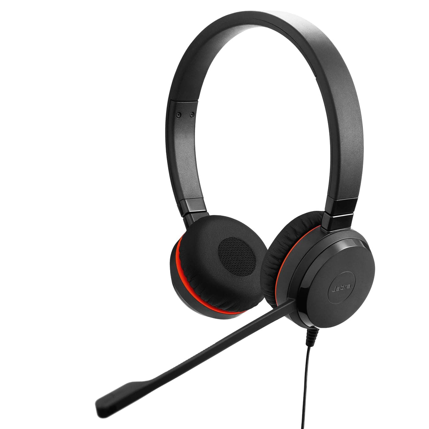 Слушалки Jabra Evolve 30 II HS Stereo 14401-21, AUX, ултра шумопремахващ микрофон, Wideband/Hi-fi/DSP, черни