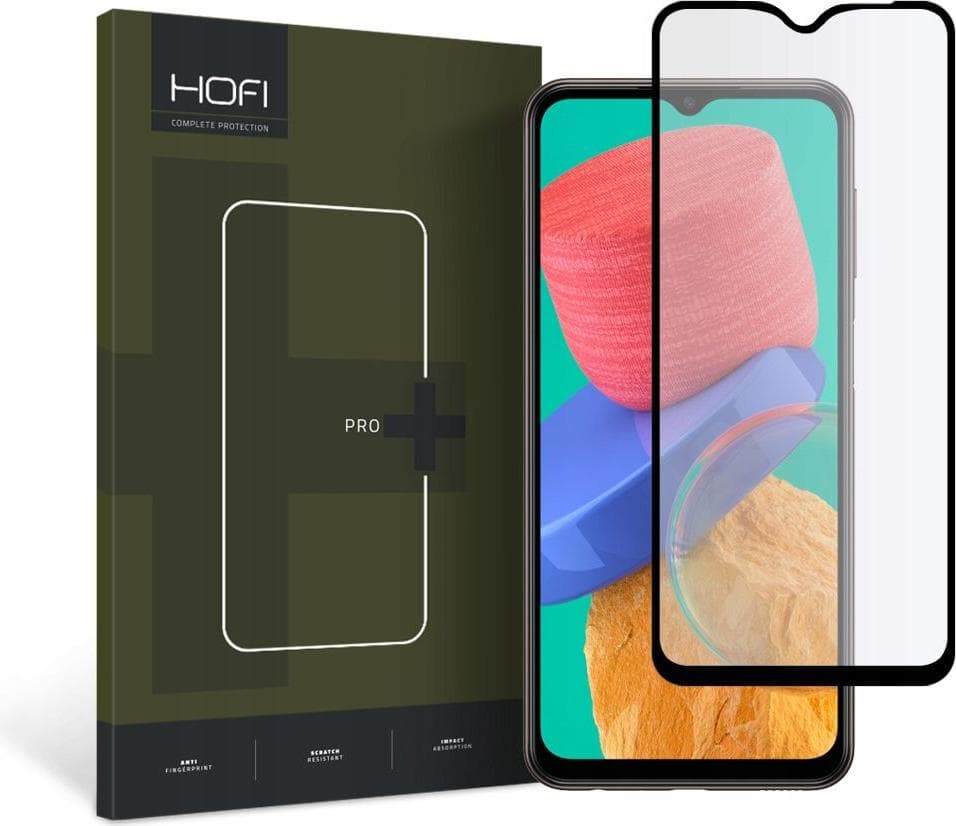 Калено стъклено защитно покритие за дисплея на Samsung Galaxy M33 5G - Hofi Glass Pro Plus Tempered Glass 2.5D (черен-прозрачен)