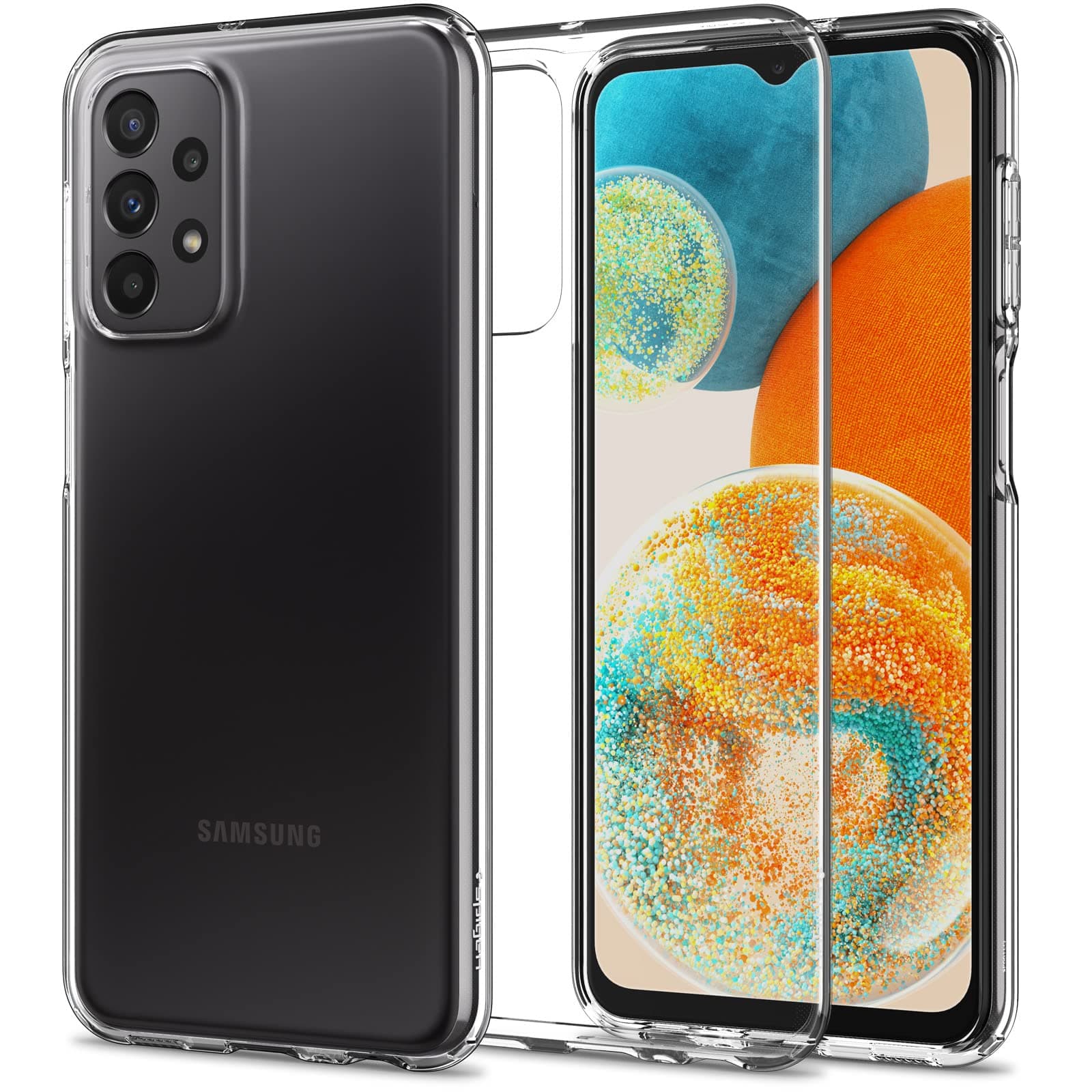 Тънък силиконов (TPU) калъф за Samsung Galaxy A23 5G (прозрачен) - Spigen Liquid Crystal Case