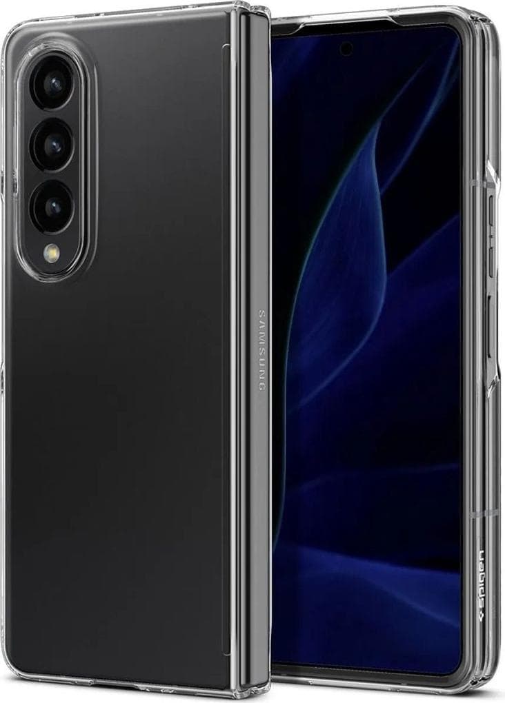 Качествен поликарбонатов кейс за Samsung Galaxy Z Fold 4 - Spigen AirSkin Case (прозрачен)
