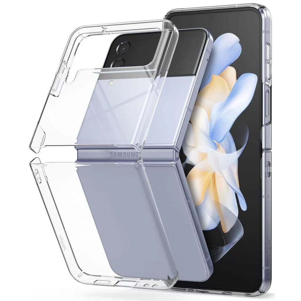 Поликарбонатов кейс за Samsung Galaxy Z Flip 4 - Ringke Slim PC Case (прозрачен)