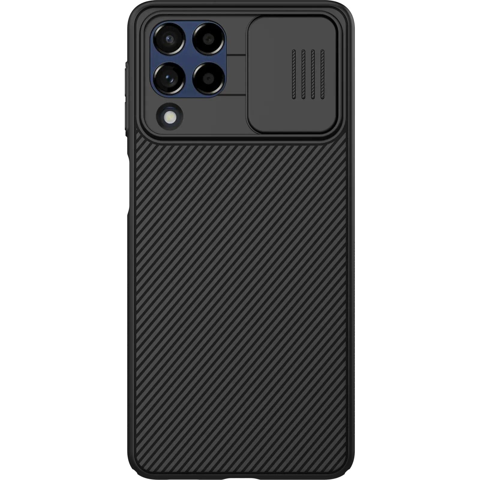 Поликарбонатов кейс за Samsung Galaxy M53 5G - Nillkin CamShield Case (черен)