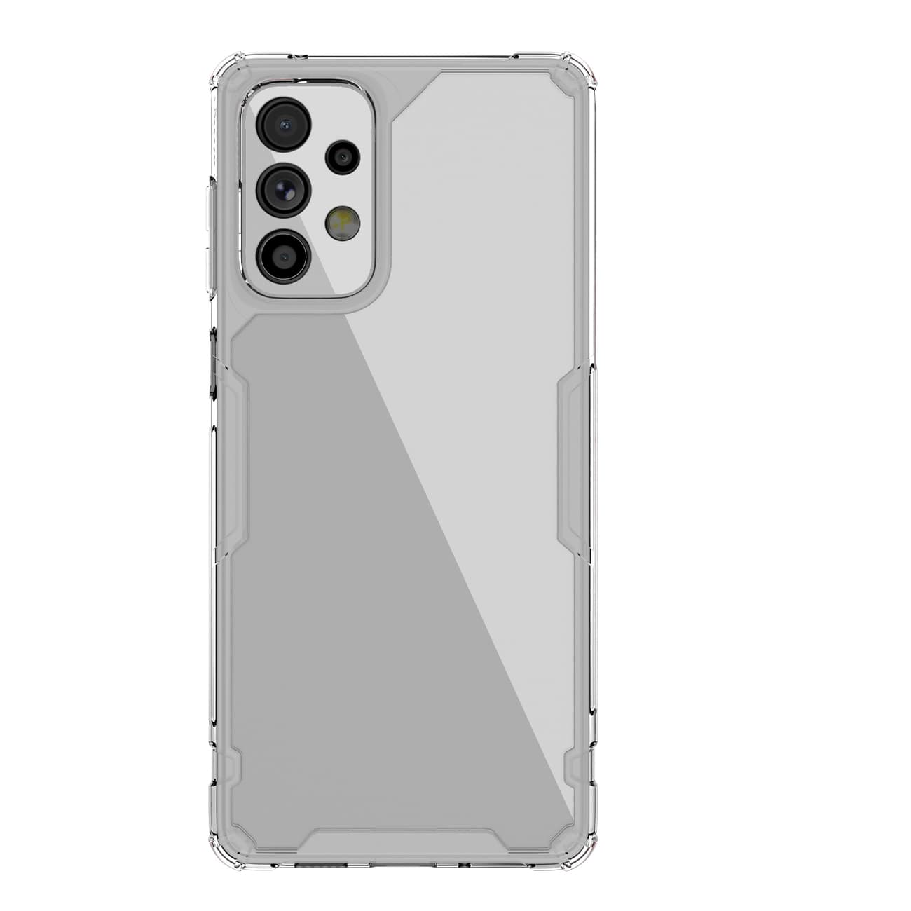Хибриден удароустойчив кейс за Samsung Galaxy A73 5G - Nillkin Nature TPU Pro Case (прозрачен)