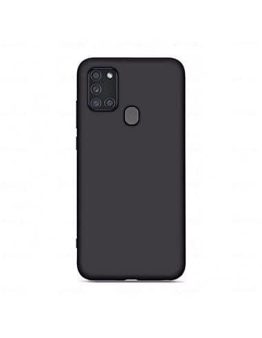 Силиконов калъф за Samsung Galaxy A21s - Soft Silicone Case (черен)