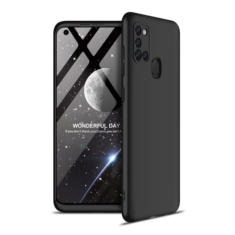 Поликарбонатов кейс за Samsung Galaxy A21s - GKK Protection Case (черен)