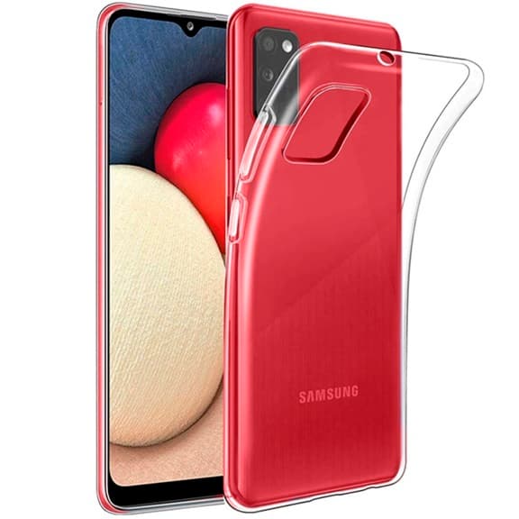 Тънък силиконов (TPU) калъф (0.3 mm) за Samsung Galaxy A02s - Ultra-Slim Case (прозрачен)
