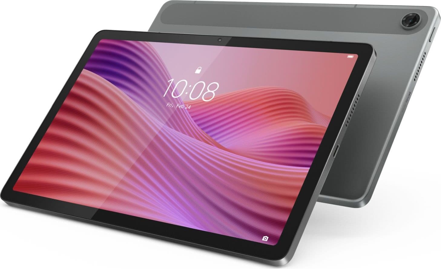 LENOVO Tab LTE MediaTek Helio G85 2.0GHz 10.1inch FHD 4GB DDR4X 128GB флаш Android 14 Luna Grey + Прозрачен калъф