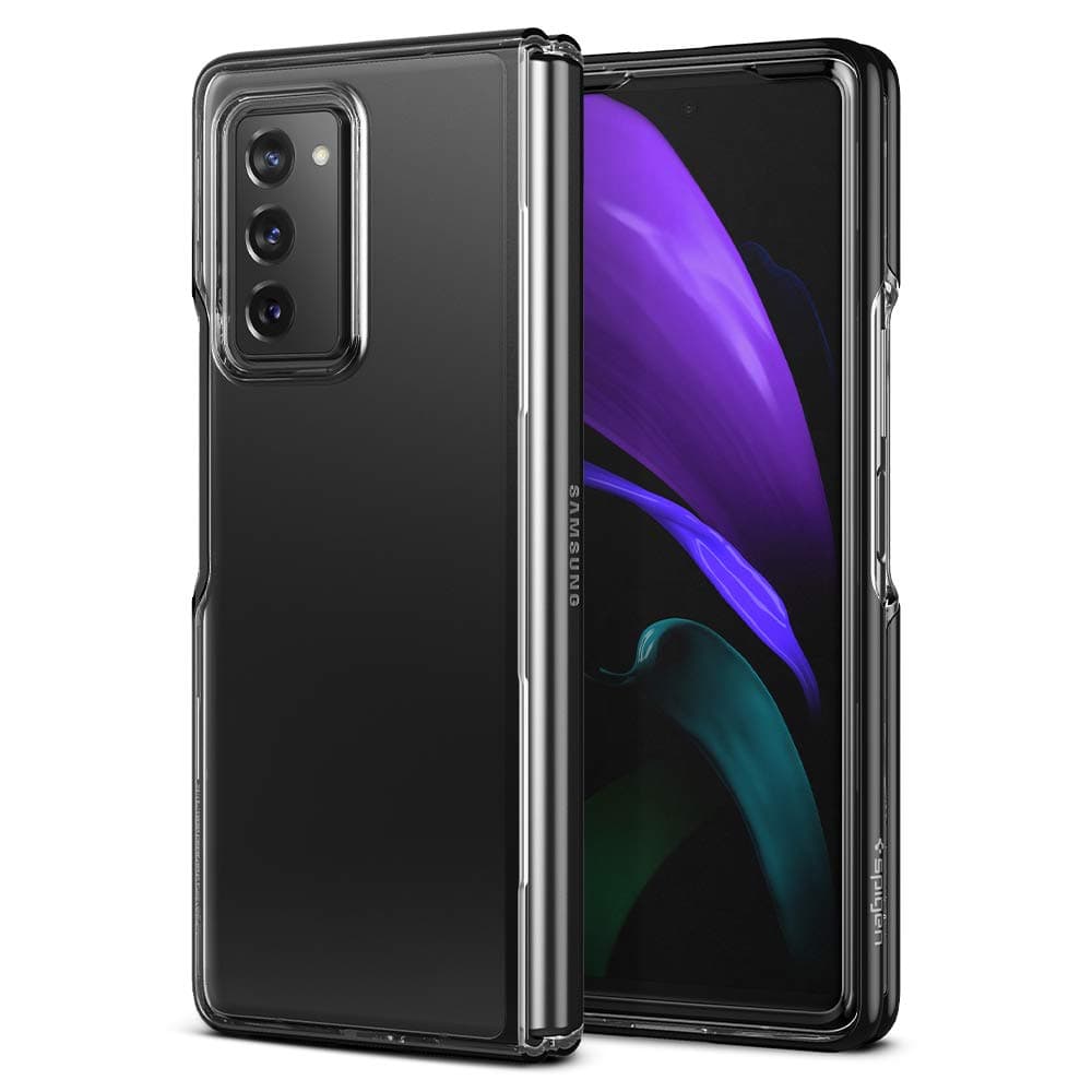 Хибриден кейс с висока степен на защита за Samsung Galaxy Z Fold 2 - Spigen Ultra Hybrid Case (черен)