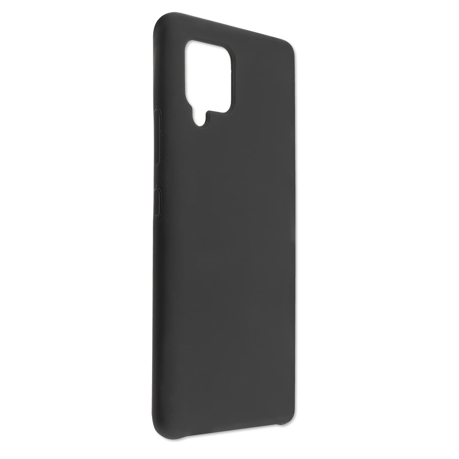 Тънък силиконов (TPU) калъф за Samsung Galaxy A42 5G - 4smarts Cupertino Silicone Case (черен)