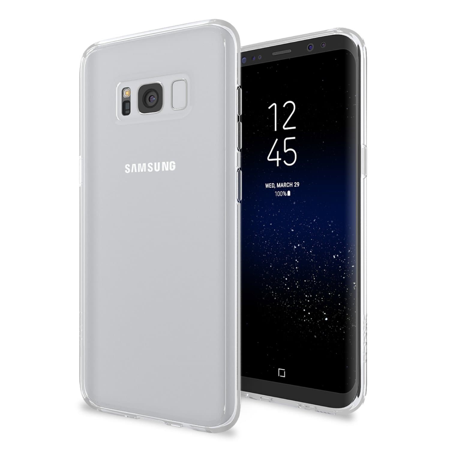 Силиконов TPU калъф за Samsung Galaxy S8 Plus - Skech Crystal Case (прозрачен)