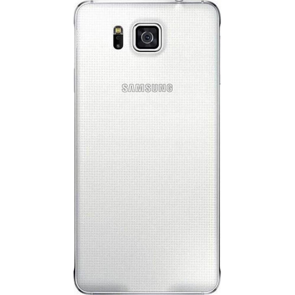 Оригинален заден капак за Samsung Galaxy Alpha - Samsung Battery Cover EF-OG850SW (бял)