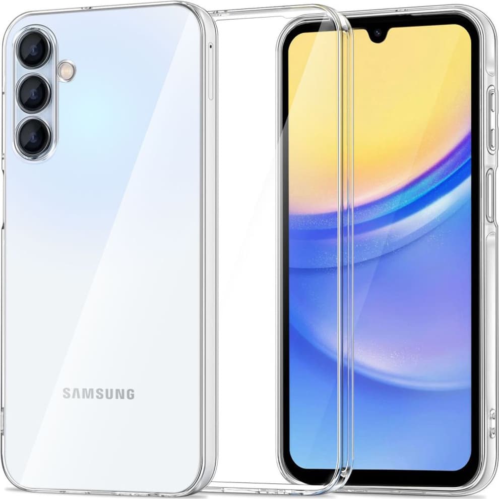 Силиконов (TPU) калъф за Samsung Galaxy A15 4G, Galaxy A15 5G - Tech-Protect FlexAir Plus Case (прозрачен)