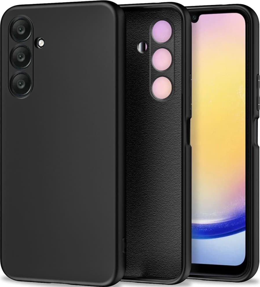 Силиконов (TPU) калъф за Samsung Galaxy A25 5G - Tech-Protect Icon TPU Case (черен)