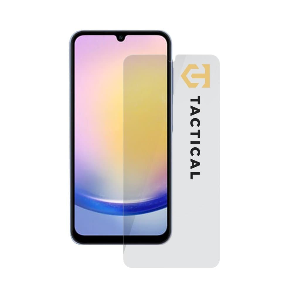 Калено стъклено защитно покритие за дисплея на Samsung Galaxy A25 5G - Tactical Glass Shield 2.5D (прозрачен)