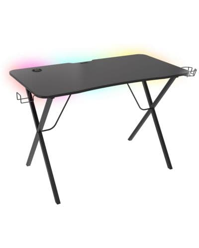 Гейминг бюро Genesis - Holm 200 RGB, черно