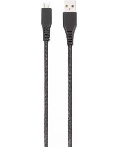 Кабел Vivanco - 61697, Micro USB/USB-A, 2.5 m, черен