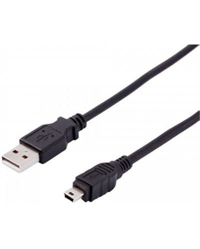 Кабел Vivanco - 45207, USB-A/Mini USB, 0.75 m, черен