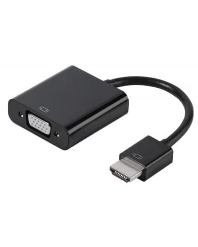 Адаптер Vivanco - 45493, HDMI/VGA, черен