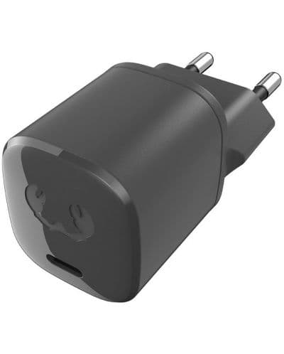 Зарядно устройство Fresh N Rebel - Mini, USB-C, кабел Lightning, тъмносиво
