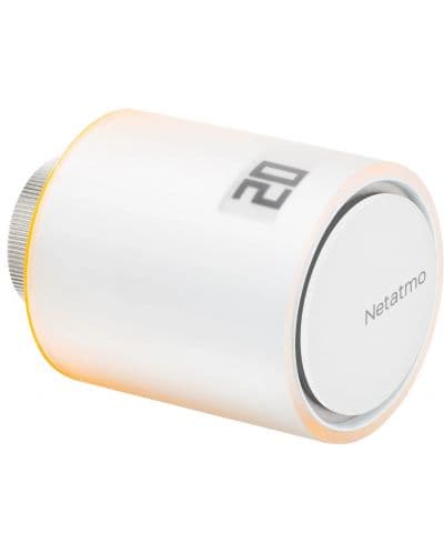 Радиаторна смарт термоглава Netatmo - NAV-EN, бяла